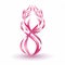 Ribbon Isolation Pink Purity