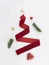 RIBBON MINIMAL CHRISTMAS TREE