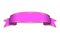 Ribbon pink banner. Sign satin blank promotion, web, advertising banner. Shiny ribbon scroll design decoration element