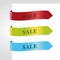 Ribbon sale Set vector illustration