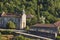 Ribeira sacra. San Martino da cova church and cemetery. Spain