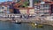 Ribeira Waterfront and River Douro, Porto, Portugal.