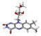 Riboflavin sticks molecular model