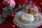 Ricciarelli pastries, typical Sienese Christmas sweet.