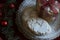 Ricciarelli pastries, typical Sienese Christmas sweet.