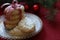 Ricciarelli pastries, typical Sienese Christmas sweet.