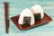 Rice ball,onigiri ,rice mixing