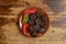 Rice blood sausage is a type of blood sausage that contains rice inside.