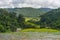 Rice field and strawberry farm in Inthanon mountain, Chiang Mai, Thailand