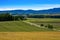 Rice fields in Biei at Panoramic road view , Hokkaido,