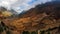 The rice fields in the foothills of Nepal