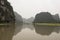 Rice fields and river. Nimh Binh, Vietnam.