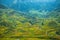 Rice fields on terraced. Fields are prepared for planting rice. Lim Mong, Huyen Mu Chang Chai, Northen Vietnam.