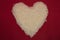 rice grain heart symbol