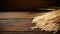 Rice Grain Photography Studio Lighting on Wood Background