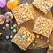 Rice krispies treats with candy