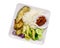 Rice mackerel Thai food Vegetables include eggplant, eggplant, zucchini, cucumber and Sesbania