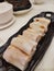 Rice noodle roll, famous Hong Kong food