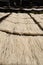 Rice noodles drying in the midday sun