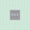 Rice package design element. Template. Seamless pattern - swatch