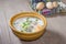 Rice porridge with pork and offal,congee