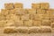 Rice straw bales