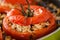 Rice Stuffed Tomato Closeup