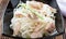 Rice vermicelli with chunks tuna