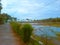 Ricefield view at village. Back to nature