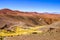 Rich colors in the high altitude desert of Salta`s puna region in Argentina