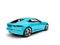 Rich cyan modern concept sports car