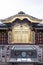 Rich decorated facade of the Toshogu Shrine in Ueno Park (Uenokoen) in Tokyo, Japan