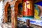 Rich decorated prayer wheels in the Kyichu Lhakhang temple in Paro Valley, Western Bhutan