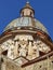 Rich external decorations of the dome of the Carmine Maggiore church to Palermo in Sicily, Italy.