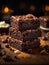 Rich and fudgy brownies with fudgy middles and the best crinkly tops, cinematic dessert