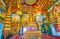 Rich interior of Sao Inthakin, Wat Chedi Luang, Chiang Mai, Thailand