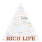 Rich Life word cloud