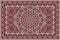 Rich persian colored carpet ethnic pattern.