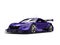 Rich purple modern super sports car