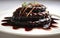 Rich and spicy exquisite combination of balsamic vinegar dressing and licorice glaze.