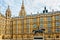 Richard I statue outside Palace of Westminster, London