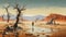 Richard\\\'s Journey: A Hyper-realistic Desert Landscape Inspired By Brian Despain