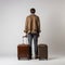 Richard With Suitcase: A Minimalist Take On American Consumer Culture