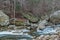 Richland creek in Tennessee in wintertime