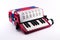 Richly colored small accordion toy