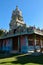 Richly coloured and decorated Hindu temple