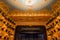 Richly decorated auditorium of the theater La Fenice