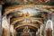 richly decorated ceiling with biblical scenes