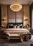 richly decorated room in quiet luxury style