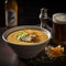 Richly Layered Soup And Beer: A Schlieren Photography Masterpiece